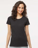 4810 M&O Ladies Gold Soft Touch T-shirt | Black