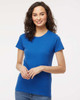 4810 M&O Ladies Gold Soft Touch T-shirt | Royal