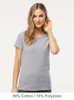 4810 M&O Ladies Gold Soft Touch T-shirt | Sport Grey
