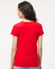 4810 M&O Ladies Gold Soft Touch T-shirt | Deep Red