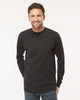 4820 M&O Adult Gold Soft Touch Long Sleeve T-shirt | Black