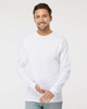 4820 M&O Adult Gold Soft Touch Long Sleeve T-shirt | White