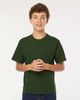 4850 M&O Youth Gold Soft Touch T-shirt | Forest Green