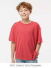 4850 M&O Youth Gold Soft Touch T-shirt | Heather Red