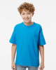 4850 M&O Youth Gold Soft Touch T-shirt | Sapphire