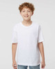 4850 M&O Youth Gold Soft Touch T-shirt | White