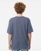 4850 M&O Youth Gold Soft Touch T-shirt | Heather Navy