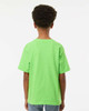 M&O 4850 Youth Gold Soft Touch T-shirt | Vivid Lime