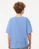 4850 M&O Youth Gold Soft Touch T-shirt | Light Blue Heather