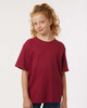 4850 M&O Youth Gold Soft Touch T-shirt | Cardinal Red