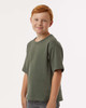 4850 M&O Youth Gold Soft Touch T-shirt | Military Green