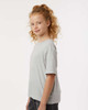 4850 M&O Youth Gold Soft Touch T-shirt | Platinum