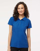 M&O 7600 Ladies Ring Spun Short Sleeve Sport Shirt | Royal