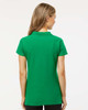 M&O 7600 Ladies Ring Spun Short Sleeve Sport Shirt | New Kelly Green