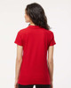 M&O 7600 Ladies Ring Spun Short Sleeve Sport Shirt | Bright Red