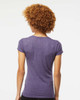 M&O 3542 Women's Fine Blend V-Neck T-shirt | Heather Purple