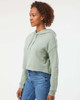 Independent Trading Co. AFX64CRP Women’s Lightweight Cropped Hoodie | Sage
