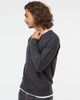 Independent Trading Co. SS1000C Icon Unisex Lightweight Loopback Terry Crewneck Sweatshirt | Charcoal Heather