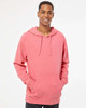 Independent Trading Co. PRM4500 Heavyweight Pigment-Dyed Hoodie | Pigment Pink