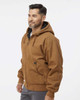 DRI DUCK 5020 Cheyenne Boulder Cloth™ Hooded Jacket with Tricot Quilt Lining | Saddle