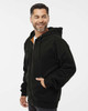 DRI DUCK 7033 Crossfire Heavyweight Power Fleece Hooded Jacket with Thermal Lining | Black
