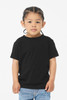 Bella+Canvas 3413T Toddler Tri-Blend Short Sleeve Tee | Solid Black Triblend
