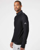 Adidas A295 Performance Textured Quarter-Zip Pullover | Black