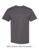American Apparel 1301 Unisex Heavyweight Cotton T-Shirt | Heather Charcoal