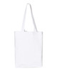 Q-Tees Q1000 12L Gussetted Shopping Bag | White