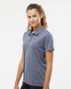 Adidas A583 Women's Heathered Polo Shirt | Collegiate Navy Melange Adidas A583 Women's Heathered Polo Shirt | Collegiate Navy Melange