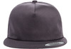 Yupoong 6502 Unstructured Five-Panel Snapback Cap | Charcoal