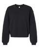 American Apparel RF494 ReFlex Women's Fleece Crewneck Sweatshirt | Black