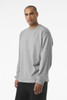 BELLA + CANVAS 4651 7.5 oz Heavyweight Long Sleeve Tee | Athletic Heather