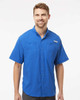 Columbia 212468 PFG Tamiami™ II Short Sleeve Shirt | Vivid Blue