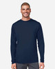 CE10L CORE365 Capital Long Sleeve Performance T-Shirt | Classic Navy
