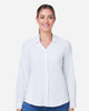 CORE365 CE510LW Women's Ultra UVP® Long Sleeve Marina Shirt | White