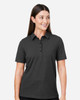 Devon & Jones DG101W Women's Crownlux Performance® Geo Polo | Black/ Graphite