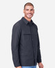 Harriton M72 Flex Twill Overshirt | Dark Charcoal Harriton M72 Flex Twill Overshirt | Dark Charcoal
