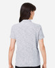 North End NE115W Women's Eclipse Jacquard Polo | Platinum Heather