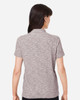 North End NE115W Women's Eclipse Jacquard Polo | Burgundy Heather