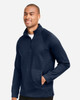 North End NE200 Rhythm Waffle Quarter-Zip Pullover | Classic Navy