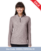 North End NE415W Women's Eclipse Jacquard Quarter-Zip Pullover