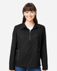 North End NE810W Women's Aura Lightweight Packable Anorak | Black/ Carbon