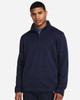 Under Armour 1383256 Storm Sweater Fleece Quarter-Zip Pullover | Midnight Navy/ White