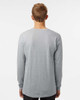 M&O 4501 Fine Jersey Long Sleeve T-Shirt | Heather Grey