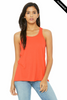 Clearance - Bella+Canvas 8800 Flowy Racerback Tank Top | Coral