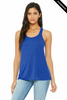 Clearance - Bella+Canvas 8800 Flowy Racerback Tank Top | True Royal