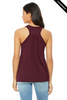 Clearance - Bella+Canvas 8800 Flowy Racerback Tank Top | Maroon
