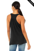 Clearance - Bella+Canvas 8800 Flowy Racerback Tank Top | Black Heather