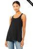 Clearance - Bella+Canvas 8800 Flowy Racerback Tank Top | Black Heather
